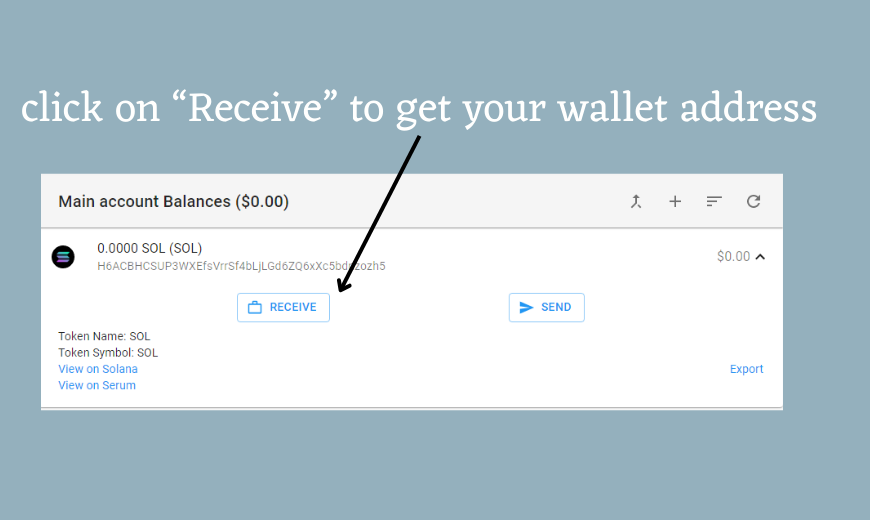 Add Solana with Sollet Wallet